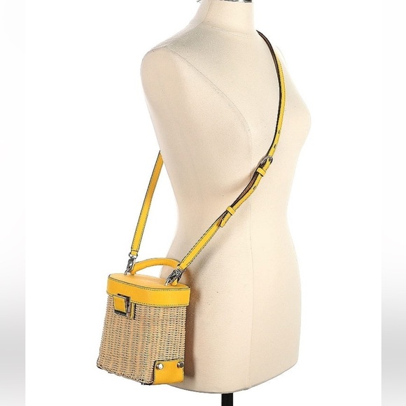 Charlotte Boxy Wicker Crossbody - Picture 3 of 3